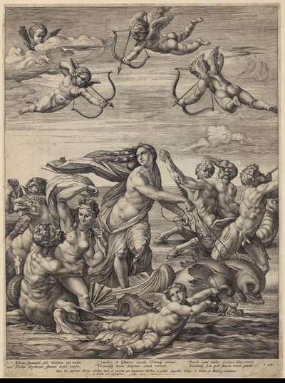 Galatea diadala alkotó: Hendrick Goltzius