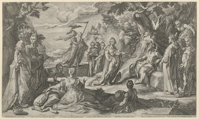 Midas ítélete alkotó: Hendrick Goltzius