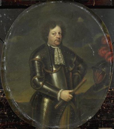 Hans Willem vezérőrnagy, van Aylva báró portréja, akit A félelmetes tábornoknak hívnak alkotó: Hendrick de Valk