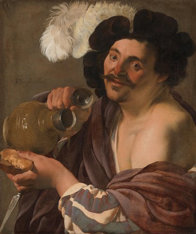 Az ivó alkotó: Hendrick ter Brugghen