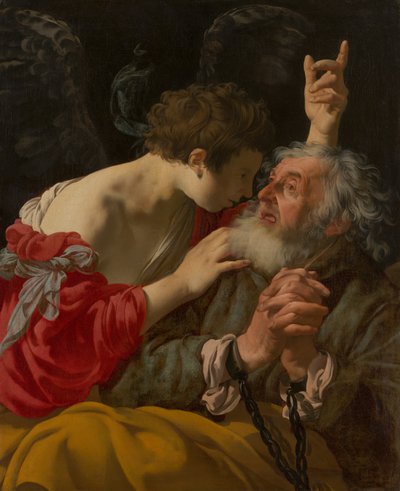 Szent Péter kiszabadítása alkotó: Hendrick ter Brugghen