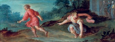 Atalanta és az aranyalmák, c1619. alkotó: Hendrick van Balen