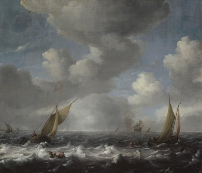 Tengeri tájkép alkotó: Hendrick van de Sande Bakhuyzen