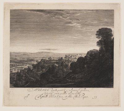 Aurora, Tájkép hajnalban alkotó: Hendrick von Goudt