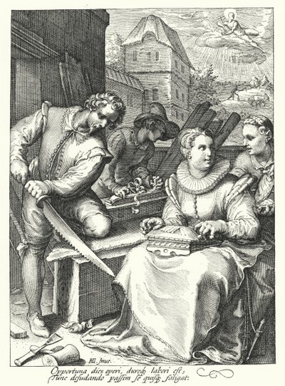 dél (metszet) alkotó: Hendrik (after) Goltzius