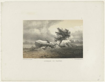 Dolmen in Valthe Dolmen in Valthe (cím a tárgyon) alkotó: Hendrik Dirk Kruseman van Elten