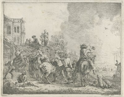 solymászat alkotó: Hendrik Frans van Lint