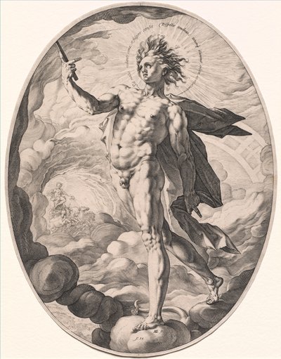 Apollo, 1588. alkotó: Hendrik Goltzius