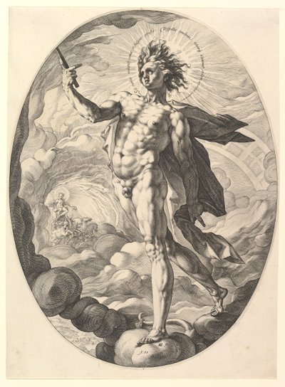Apollo, 1588. alkotó: Hendrik Goltzius