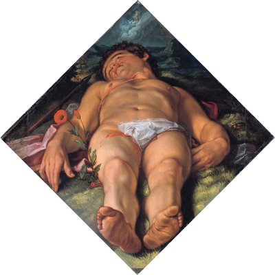Haldokló Adonis, 1609 alkotó: Hendrik Goltzius