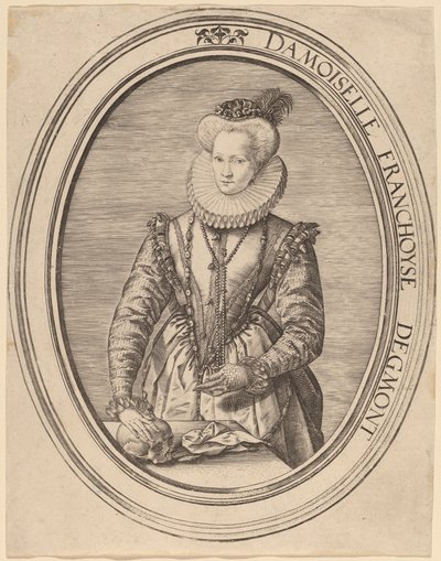 Françoise van Egmond alkotó: Hendrik Goltzius