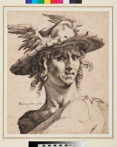 A Mercury vezetője alkotó: Hendrik Goltzius