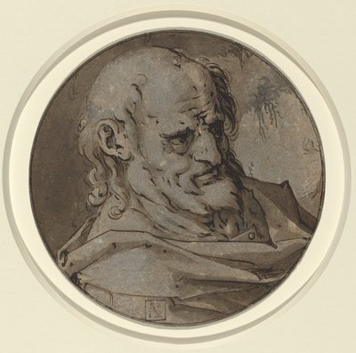Egy apostol feje alkotó: Hendrik Goltzius
