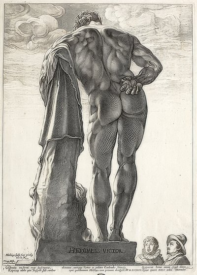 Herkules Farnese. 1592 alkotó: Hendrik Goltzius