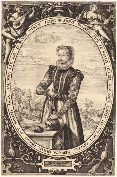 Josina Hamels alkotó: Hendrik Goltzius