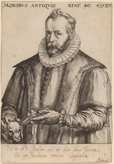 Justus Lipsius alkotó: Hendrik Goltzius