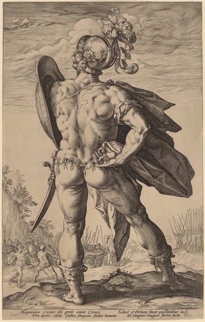 Marcus Valerius Corvus alkotó: Hendrik Goltzius