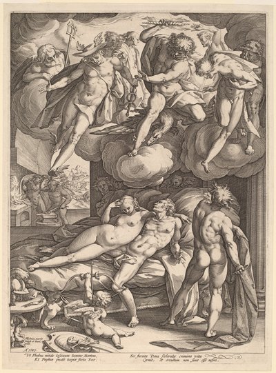 A Mars és a Vénusz meglepte a Vulkán alkotó: Hendrik Goltzius
