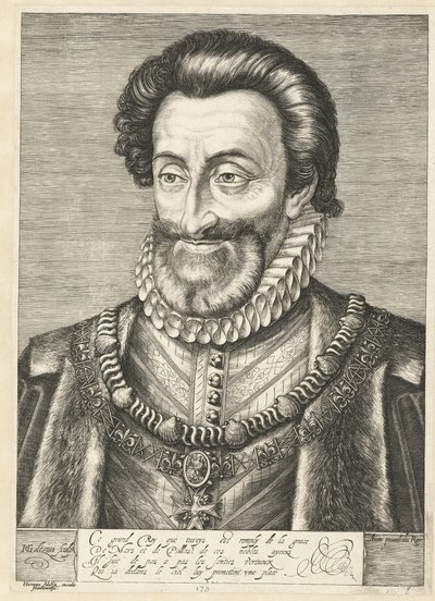 Henrik francia király portréja, kb. 1600 alkotó: Hendrik Goltzius