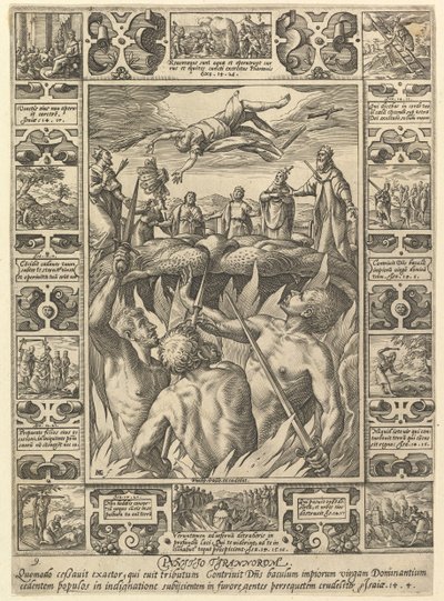 Punitio Tirannorum, A keresztény hit allegóriáiból, Keresztény és Profán Allegorból... alkotó: Hendrik Goltzius
