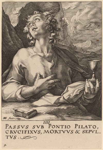 Szent János alkotó: Hendrik Goltzius