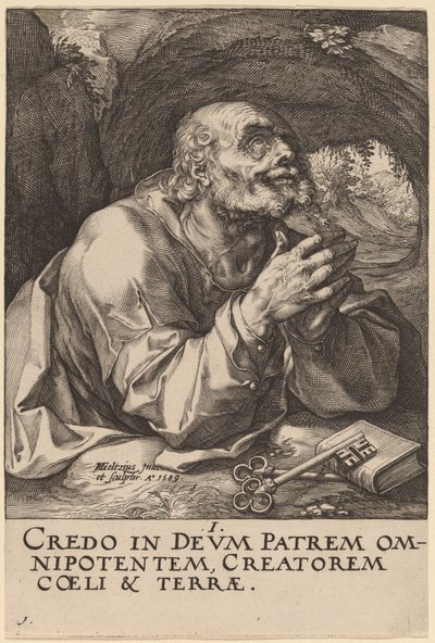 Szent Péter alkotó: Hendrik Goltzius