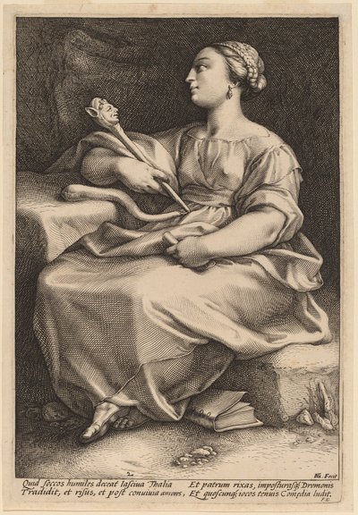 Thalia alkotó: Hendrik Goltzius
