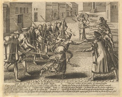 A törvénnyel való visszaélések, 7.n.d. tábla. alkotó: Hendrik Goltzius
