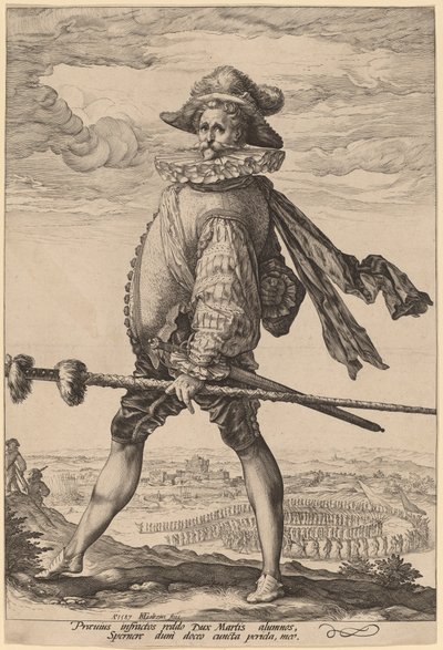 A gyalogság kapitánya alkotó: Hendrik Goltzius