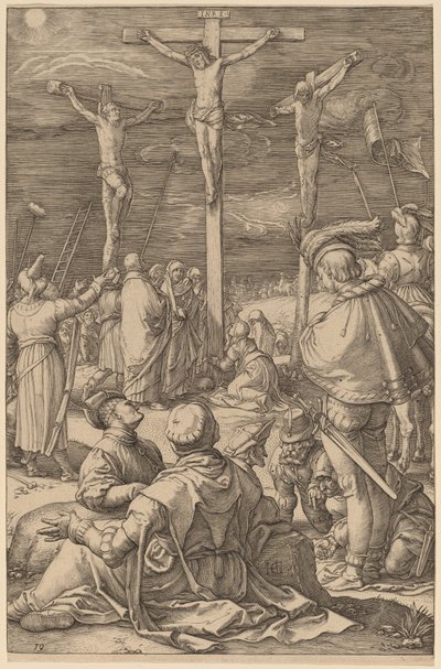 A keresztre feszítés alkotó: Hendrik Goltzius