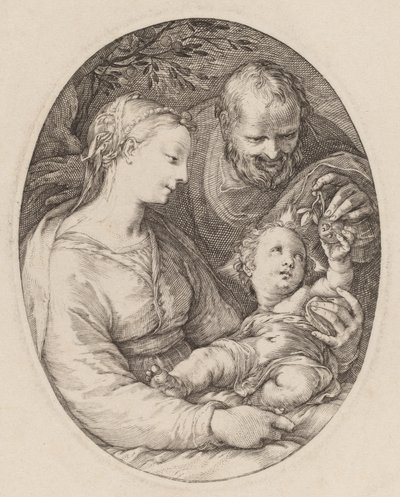 A Szent Család alkotó: Hendrik Goltzius