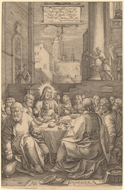 Az utolsó vacsora alkotó: Hendrik Goltzius