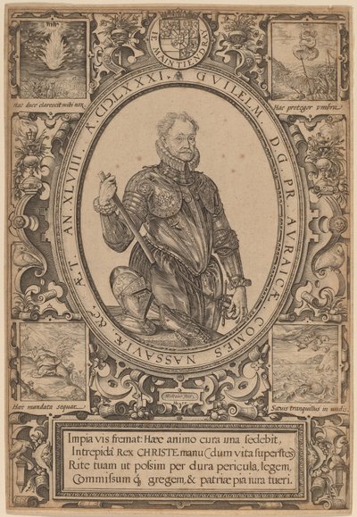 Vilmos, Nassau grófja, Orange hercege alkotó: Hendrik Goltzius