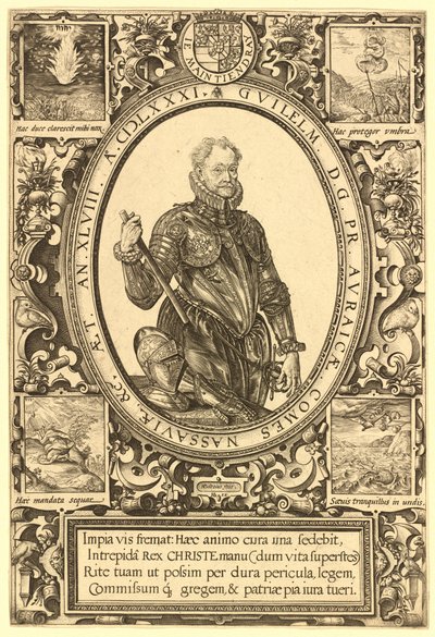 Vilmos, Nassau grófja, Orange hercege alkotó: Hendrik Goltzius