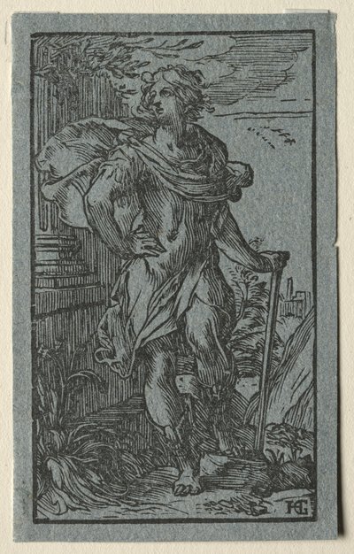 Fiatal ember állt. alkotó: Hendrik Goltzius