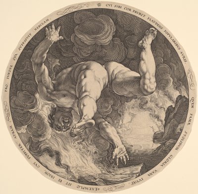 Ixion alkotó: Hendrik Goltzius, after Cornelis Cornelisz van Haarlem