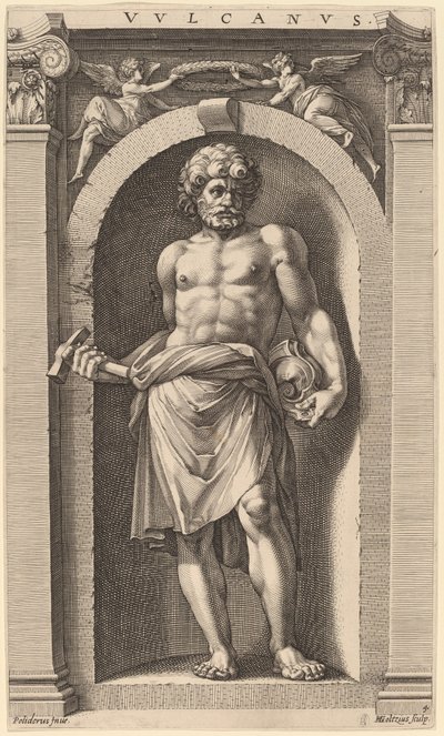 Vulkán alkotó: Hendrik Goltzius after Polidoro da Caravaggio