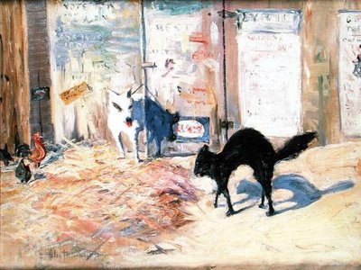 Riválisok (olaj, vászon) alkotó: Hendrik J. Glintenkamp