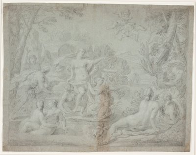 Diana és Actaeon. (Ovidius, Net., III, 175 kk.) alkotó: Hendrik Krock
