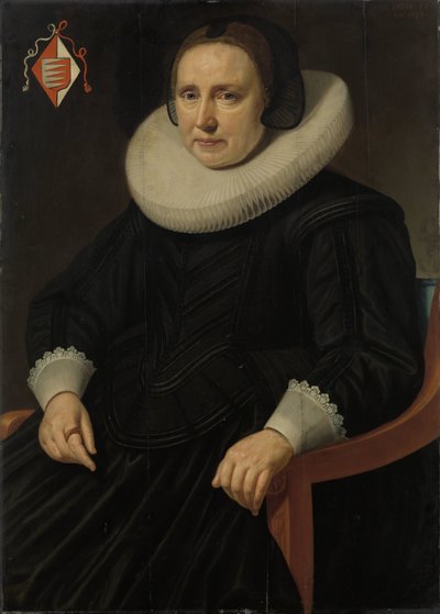 Sara Sweerts de Weert portréja, Antonius Antonides van der Linden második felesége alkotó: Hendrik Meerman