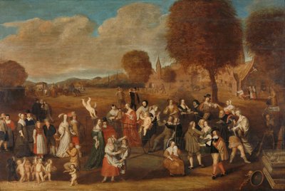 A házasság csapdája: a házasság allegóriája alkotó: Hendrik Noorderwiel