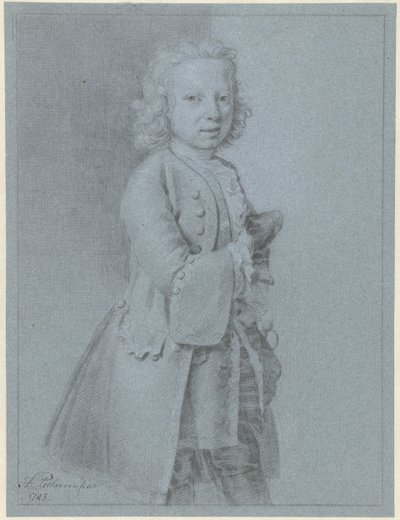 Egy álló fiú portréja alkotó: Hendrik Pothoven