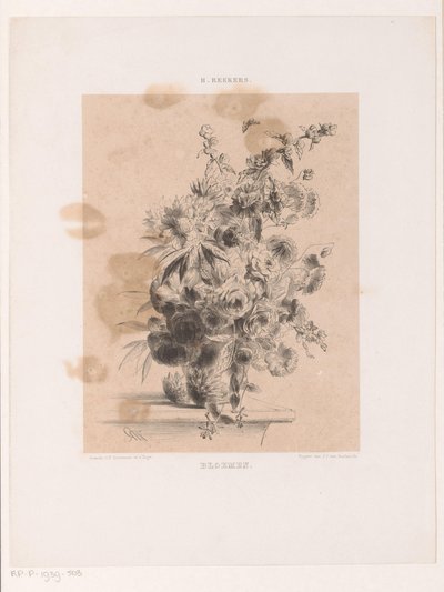 virág elrendezés alkotó: Hendrik Reekers