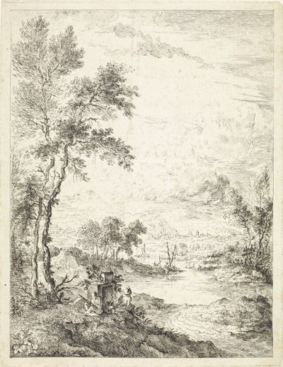 Táj egy folyóval alkotó: Hendrik Tavenier