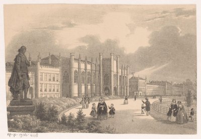 Kilátás a Willemshofra a Willemsparkban 1849 körül alkotó: Hendrik Wilhelmus Last