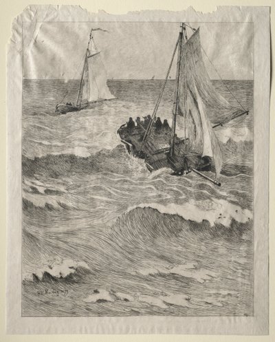 Tengeri jelenet, 1879. alkotó: Hendrik Willem Mesdag