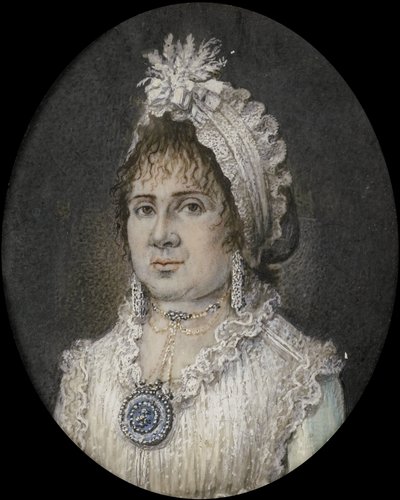 Catherine Theresia Weber (1760/61-1847). Joannes Titsingh felesége, Amszterdam alkotó: Hendrik van Overklift (possibly)