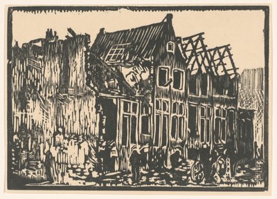 Házak és romok alkotó: Hendrik van Straten
