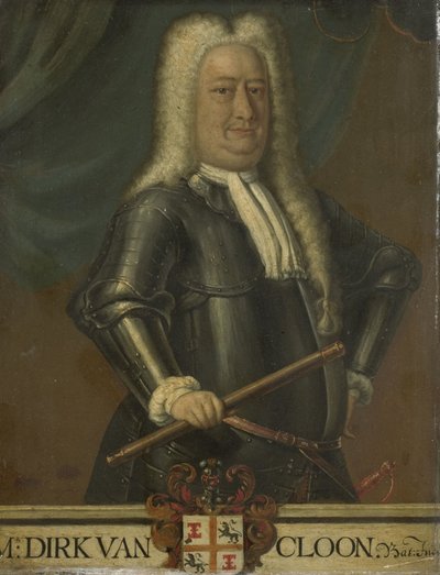 Dirk van Cloon, Holland Kelet-India főkormányzójának portréja alkotó: Hendrik van den Bosch (free after)