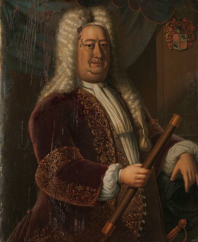 Dirk van Cloon (1730-1735) Dirk van Cloon, Holland Kelet-India főkormányzójának portréja alkotó: Hendrik van den Bosch